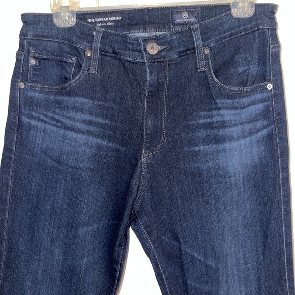 🌹AG ADRIANO GOLDSCHMIED HIGH RISE FARRAH SKINNY JEANS - Picture 3 of 10